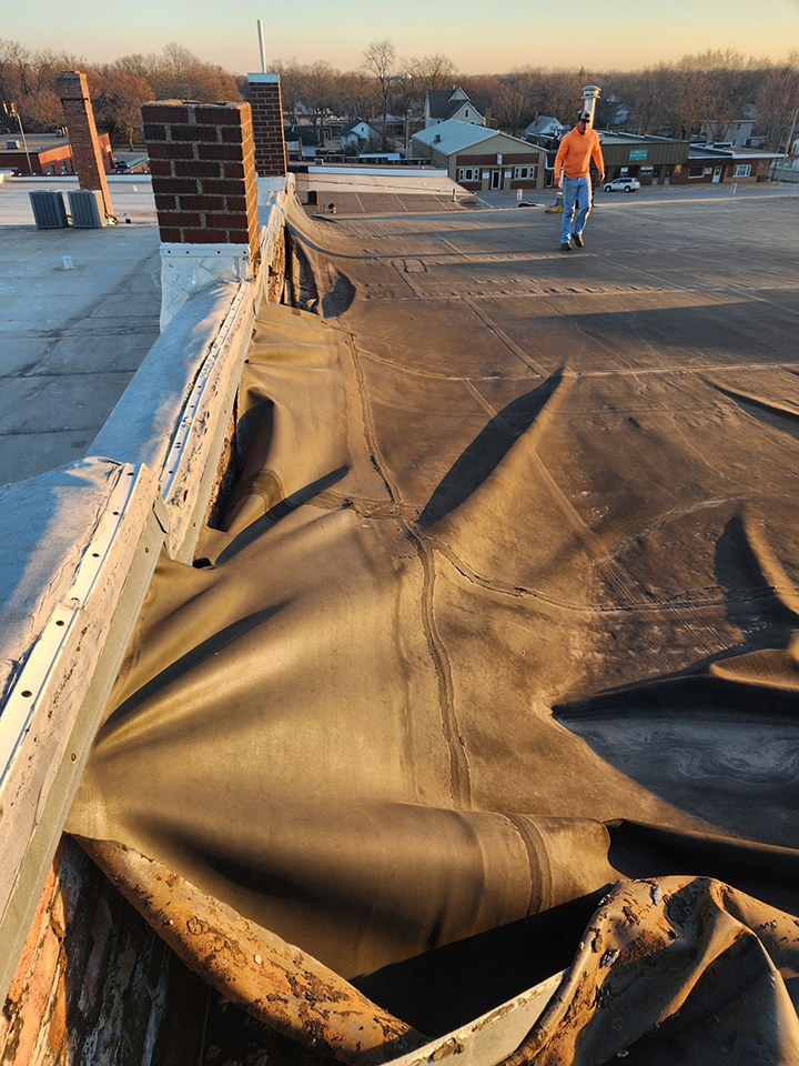 Flat Roof Repair Photo