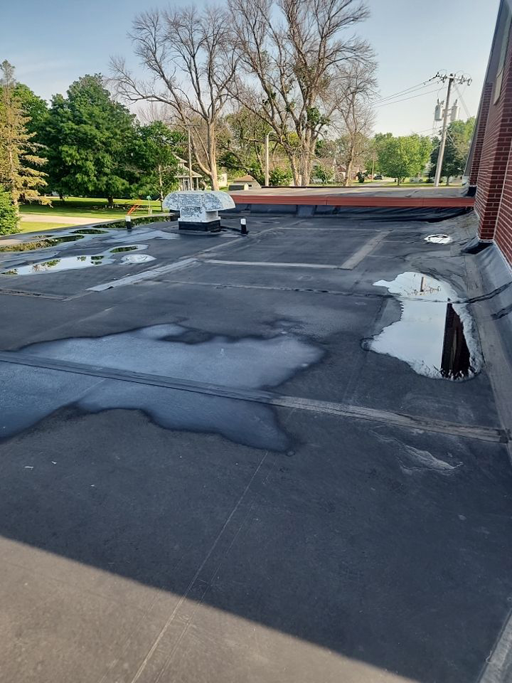 Flat Roof Repair Photo