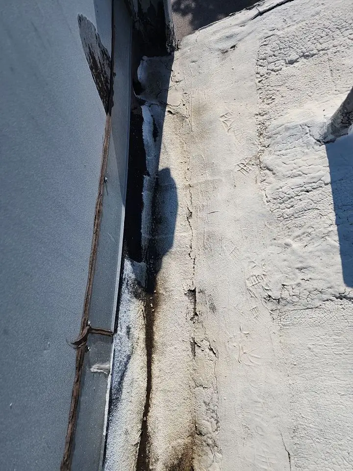 Another roof in need of repair by the best in service, Grell Roofing